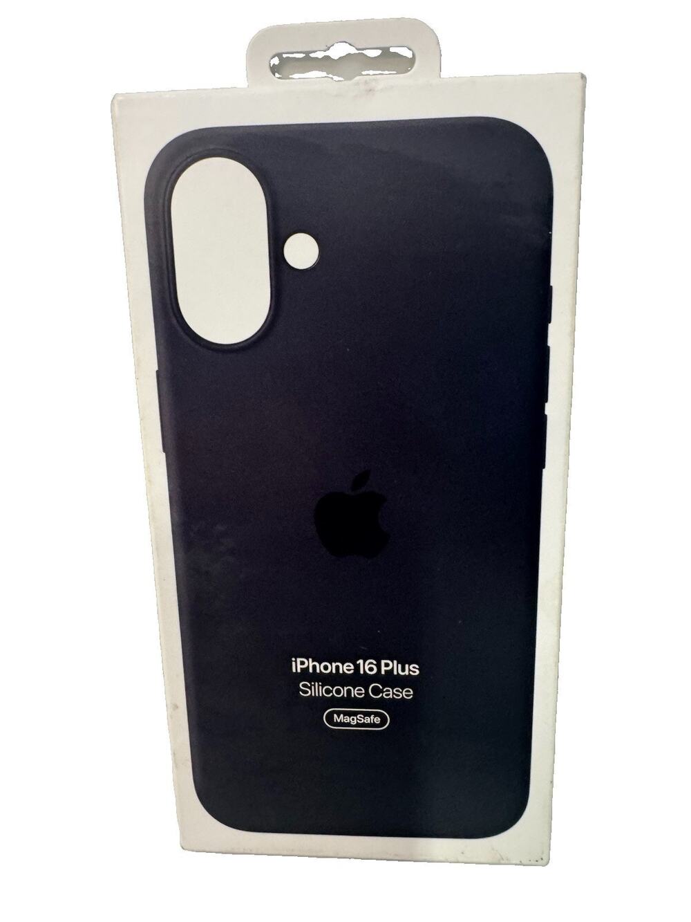 iPhone 16 Plus Genuine Apple Silicone Case Black MagSafe NEW Sealed